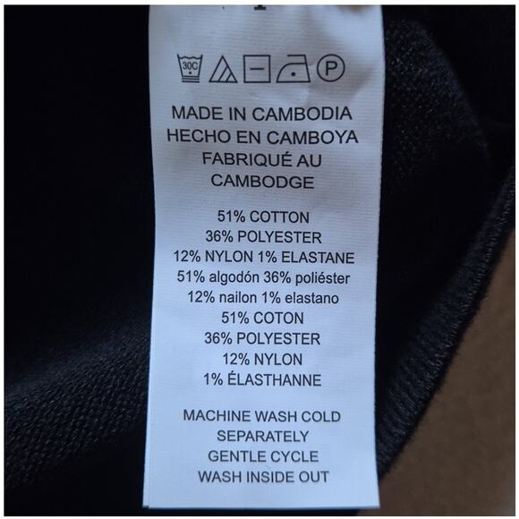 NWT - Michael Kors - 2 Piece Black Knit Set - Top and Skirt - Picture 9 of 9